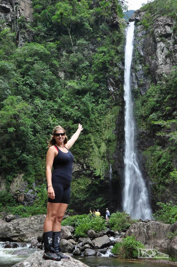 O belíssimo visual da trilha do Rio do Boi, dentro do canyon Itaimbezinho, em Praia Grande, em Santa Catarina